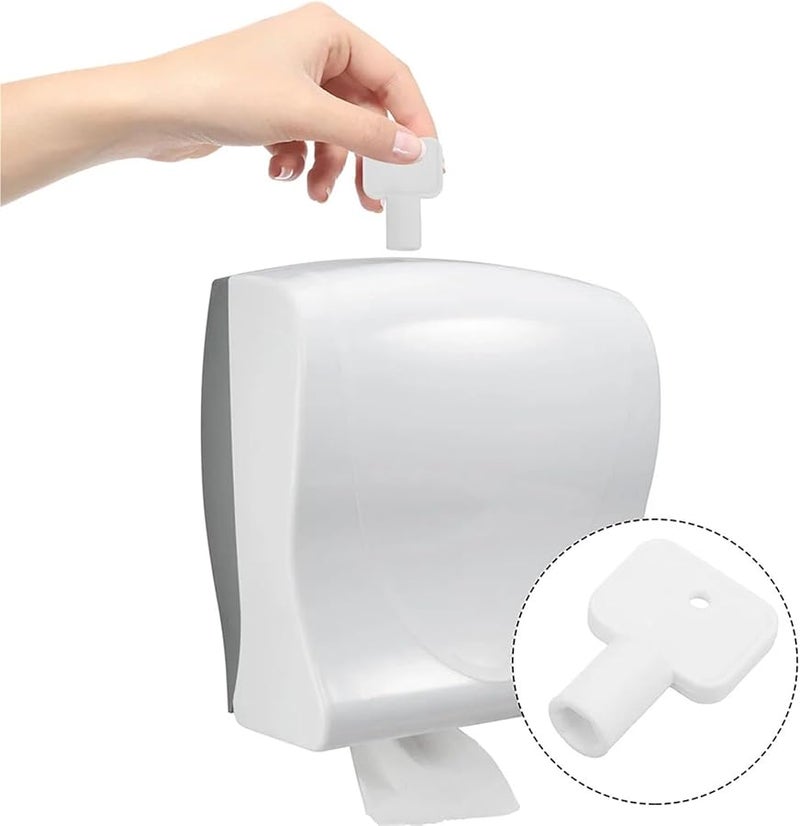 Universal Toilet Paper Dispenser Key 20pcs Commercial Bathroom Tissue Roll Holder - Image 2
